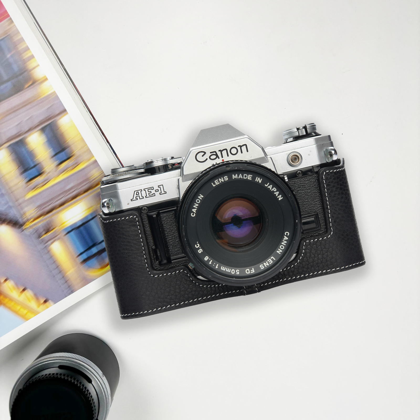 Canon AE-1 PROGRAM レンズ ケース TP ORIG half case for Canon A1/ AE1/ AE1 Program | eBay