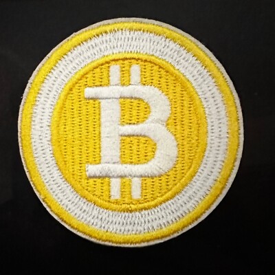 FABULOUS BTC LOGO EMBROIDERED IRON-ON PATCH...