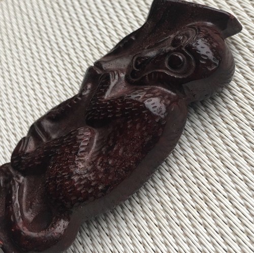 Old Chinese Natural Carved Magnetic Jade ,Monkey Statue,77 X 35 X 16 mm