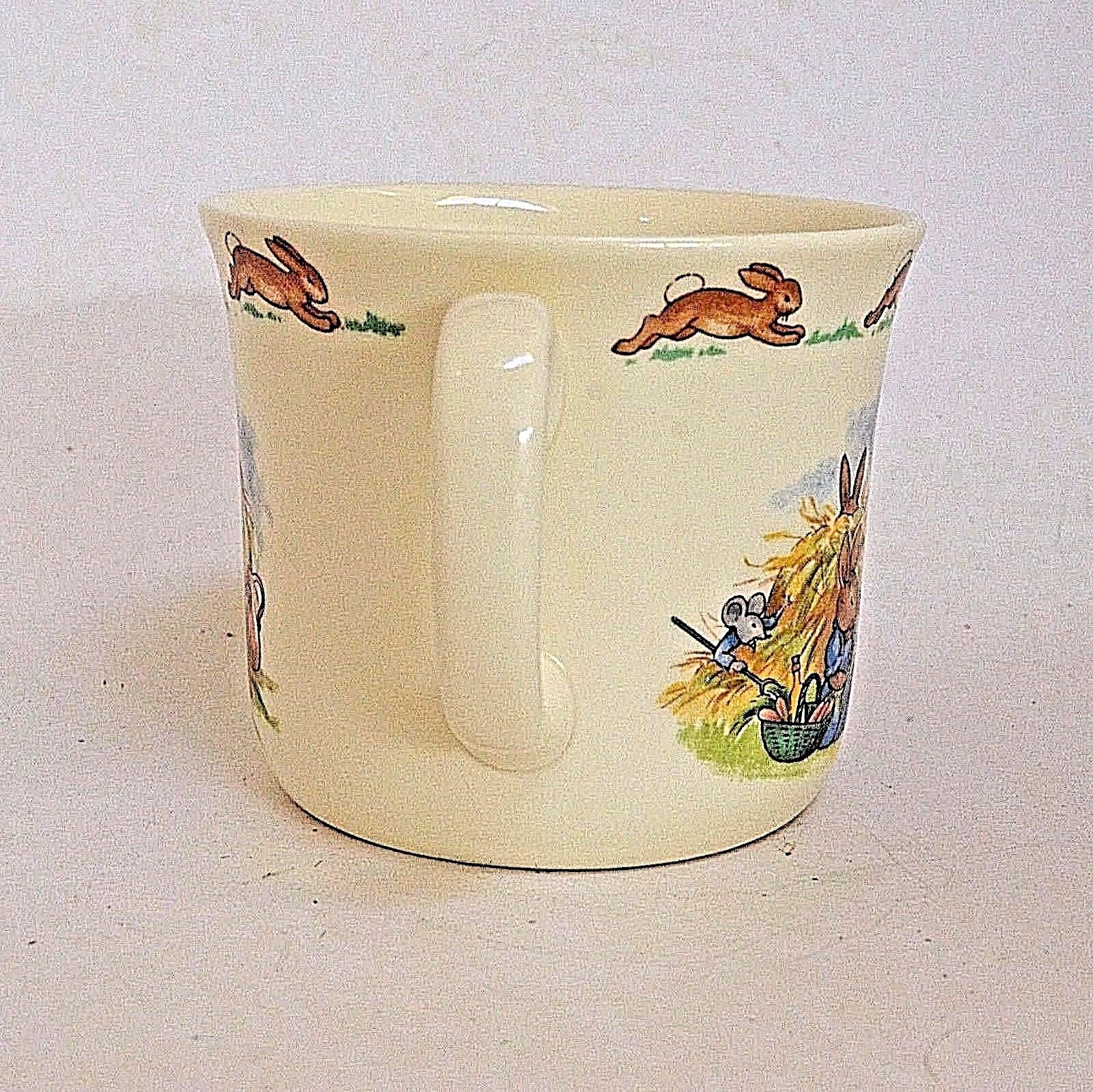 Royal Doulton Bunnykins  Child's Double Handle Cup Mug Rabbits