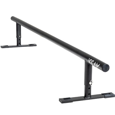 Grind Rail 55'' Long 3-Step Adjustable Height Extra Stability Practice Skate Rail