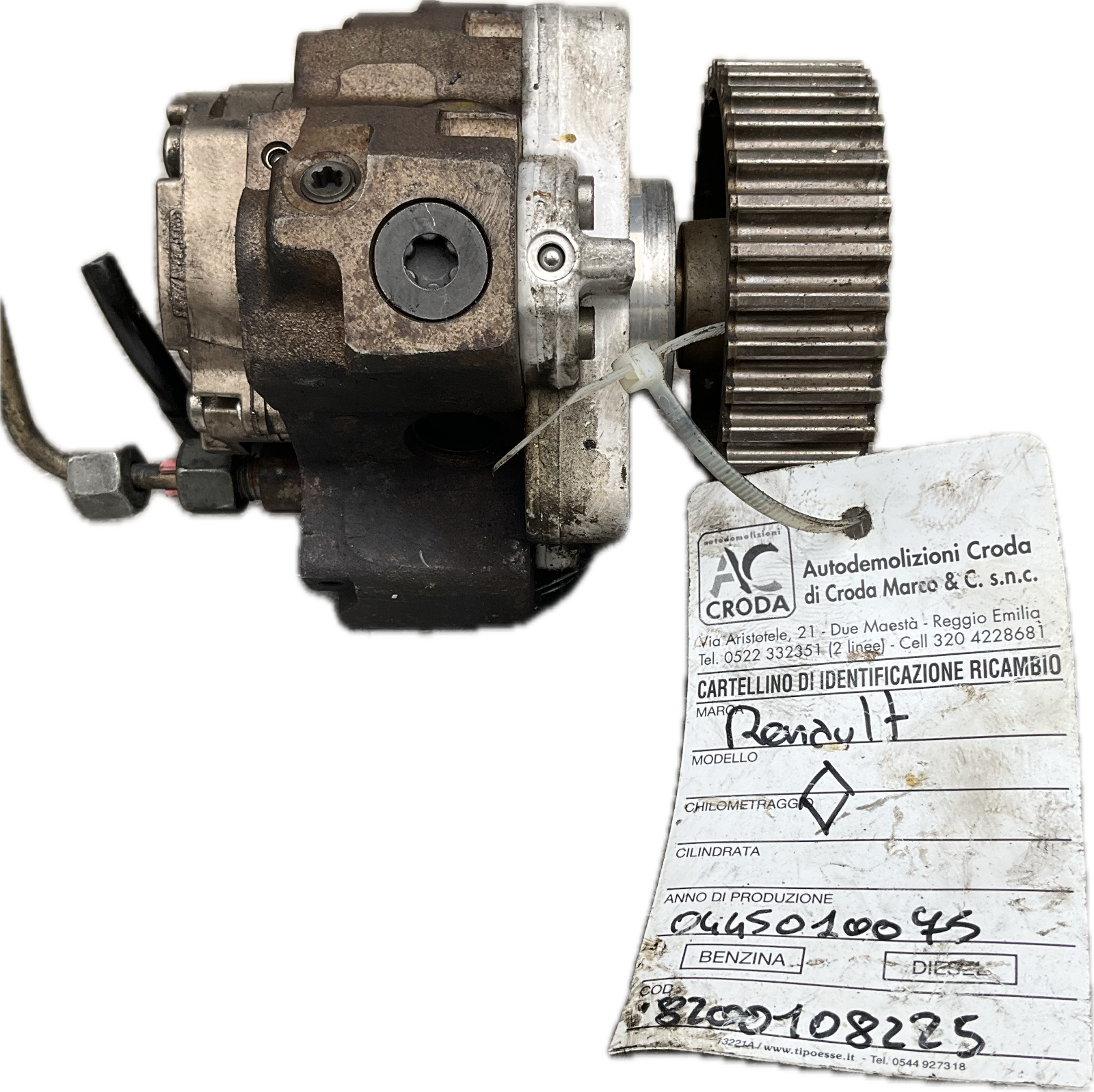 Pompa iniezione per modelli  RENAULT NISSAN SUZUKI codice 0445010075 8200108225