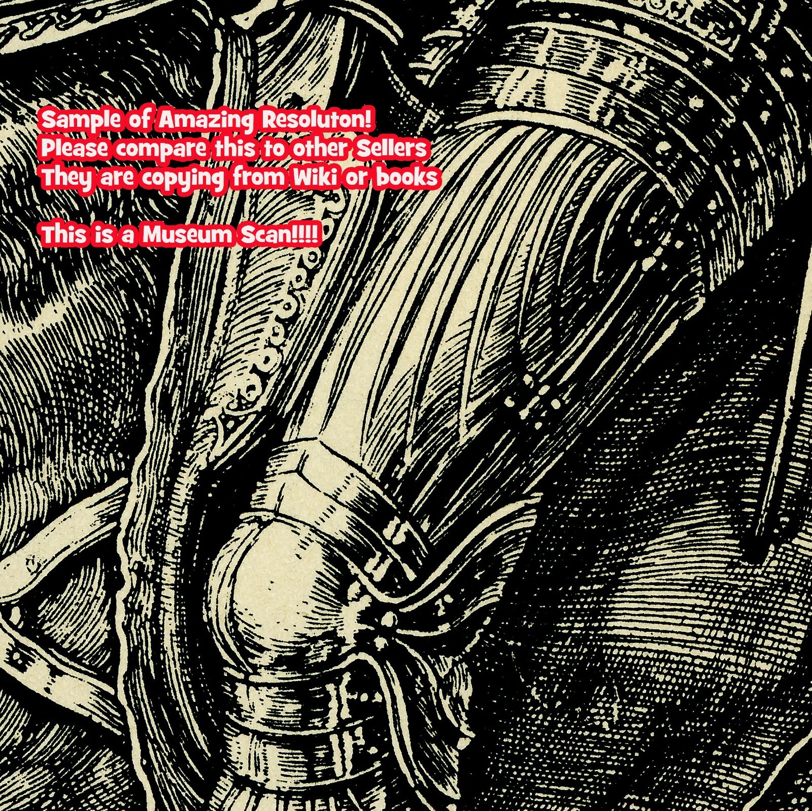 Albrecht Durer : "Knight, Death and the Devil" (1513) — Giclee Fine Art Print