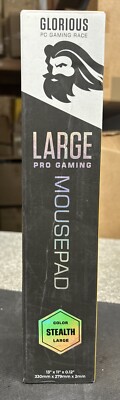 Glorious Large Gaming Mouse Mat/Pad - Stitched Edges, G-L-Stealth