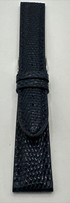 Premium Blue Lizard Strap Semi Padded Mm18/16 Handmade