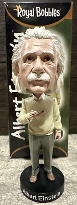 Albert Einstein Bobblehead Limited Edition Royal Bobbles 2011 Original Box