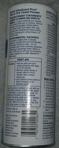 3 New Hartz Ultra Guard Plus Flea & Tick Carpet Powder Fresh Scent 16 oz Each