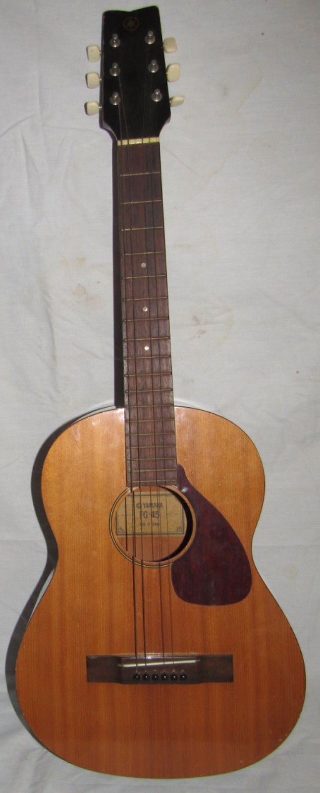 YAMAHA アコースティックギター 　No.45 Yamaha No 45, 1960's Japanese classical Blond Tiger guitar