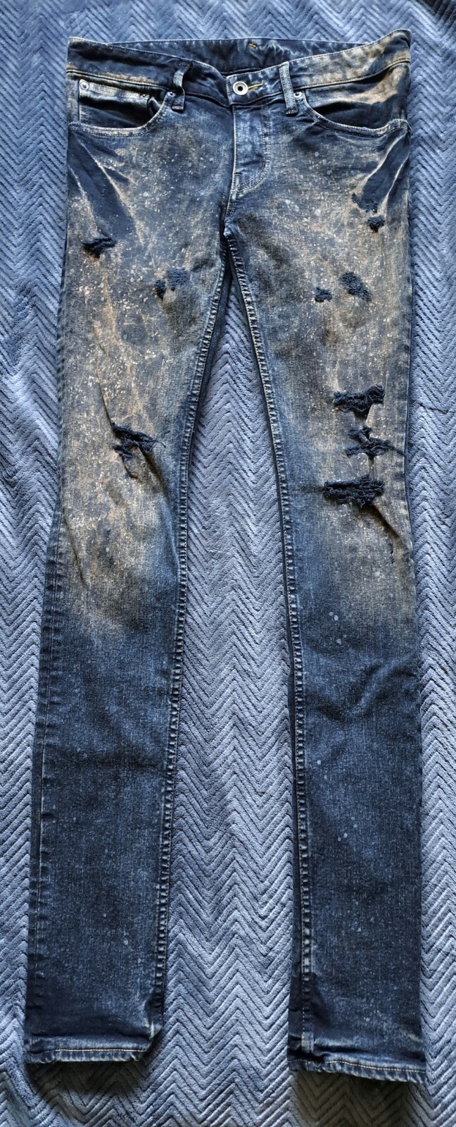 L.G.B. LE GRANDE BLEU If Six Was Nine Distressed Black Jeans L.G.B. LE GRANDE BLEU If Six Was Nine Distressed Black Jeans