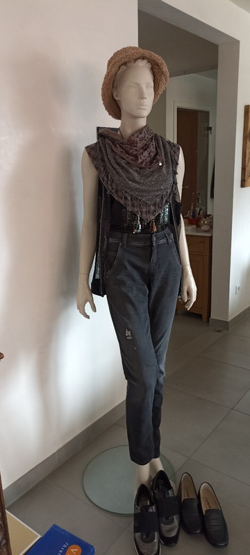 Cambio Jeans Lizzi Jog Gr. 36 /38/ Schwarz Stone Washed - Neu- Np 169,90 Euro