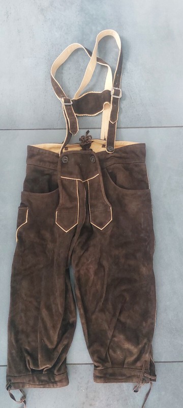 Butterweiche Ziegenvelour Trachtenlederhose Kniebundhose Jungen 134 140 146 Top