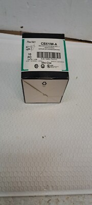 10 pack Panduit Mini-Com Surface Mount Box, 1 Port, Off White CBX1IW-A