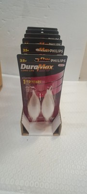 12x Philips DuraMax bent tip frost 25 watts 812267