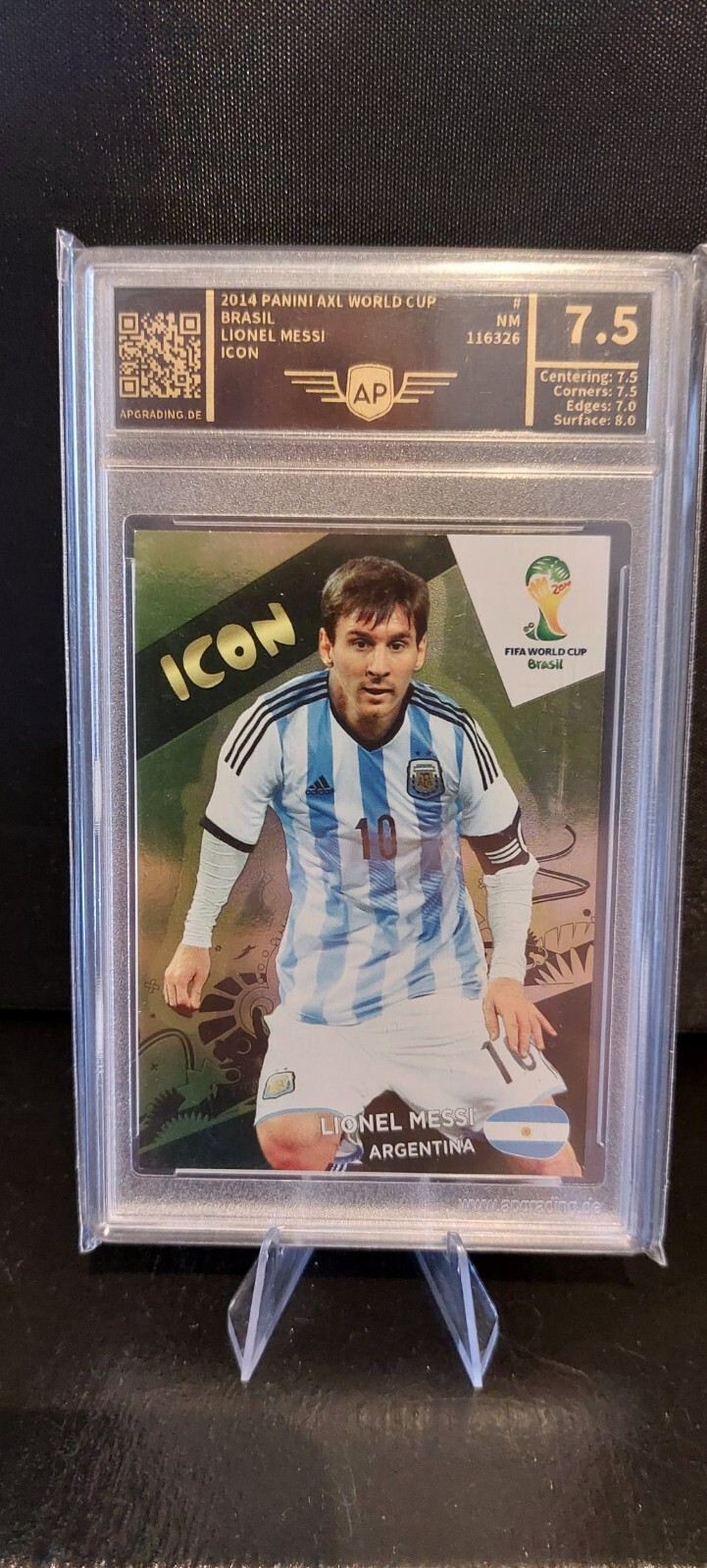 メッシ　C・ロナウド　panini 2014 BRASIL worldcup 2014 Panini Prizm World Cup Matchups Lionel Messi Cristiano