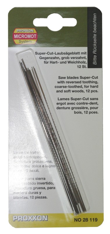 Proxxon Auswahl LaubsÃ¤GeblÃ¤Tter Ohne Querstifte Mit Flachen Enden FÃ¼R Dsh Ds460