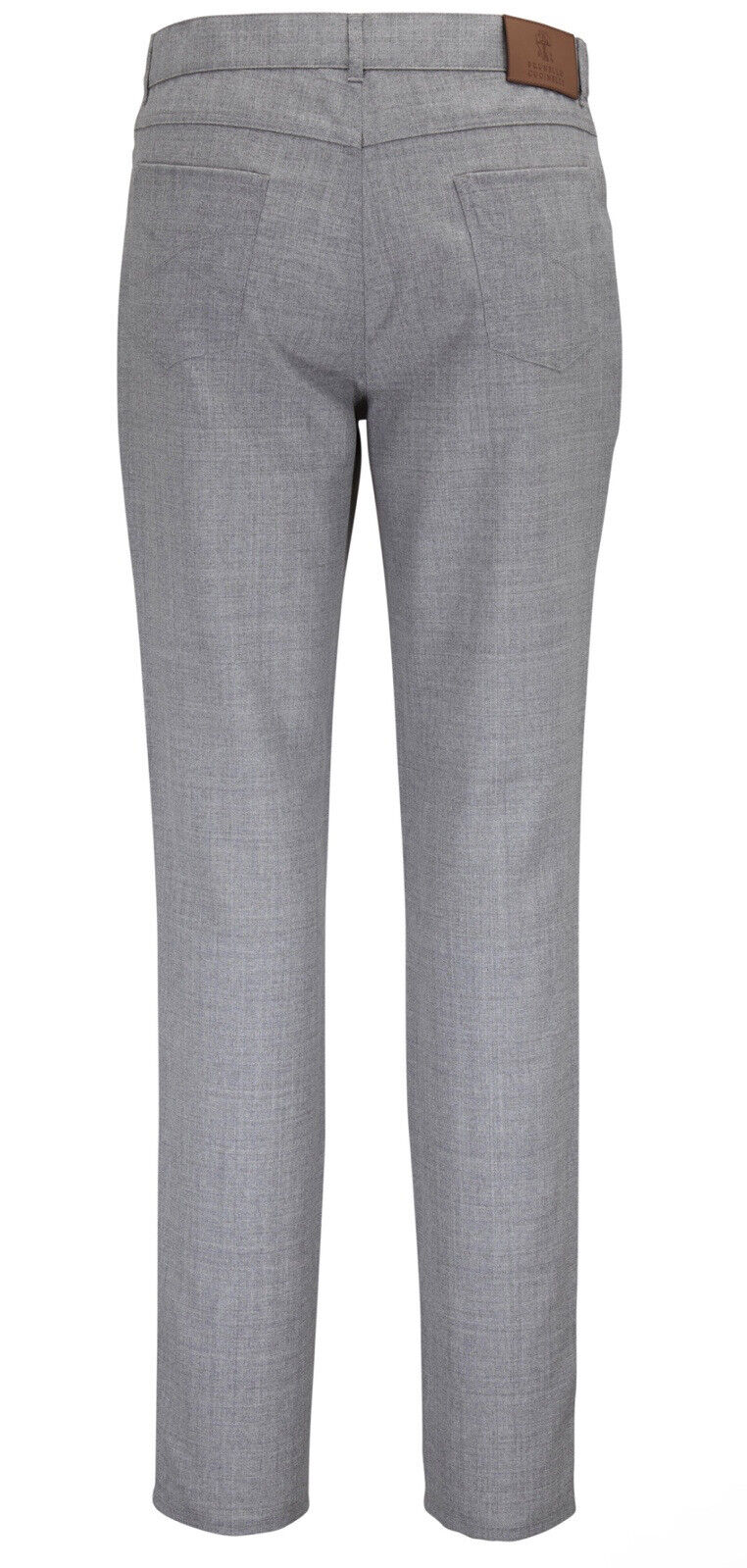 Pre-owned Brunello Cucinelli Men's Pants Trousers Wool Five Pocket Us Size 30 X 34 Eu 46 In Gray