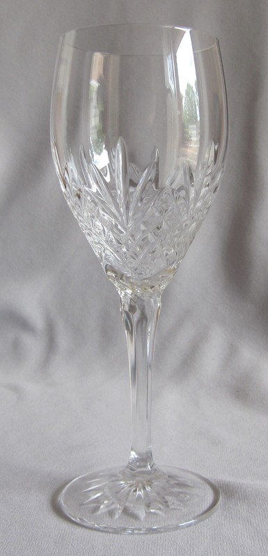Red Wine Glass Goblet Galway Crystal O Hara Pattern 7 5 8 Signed