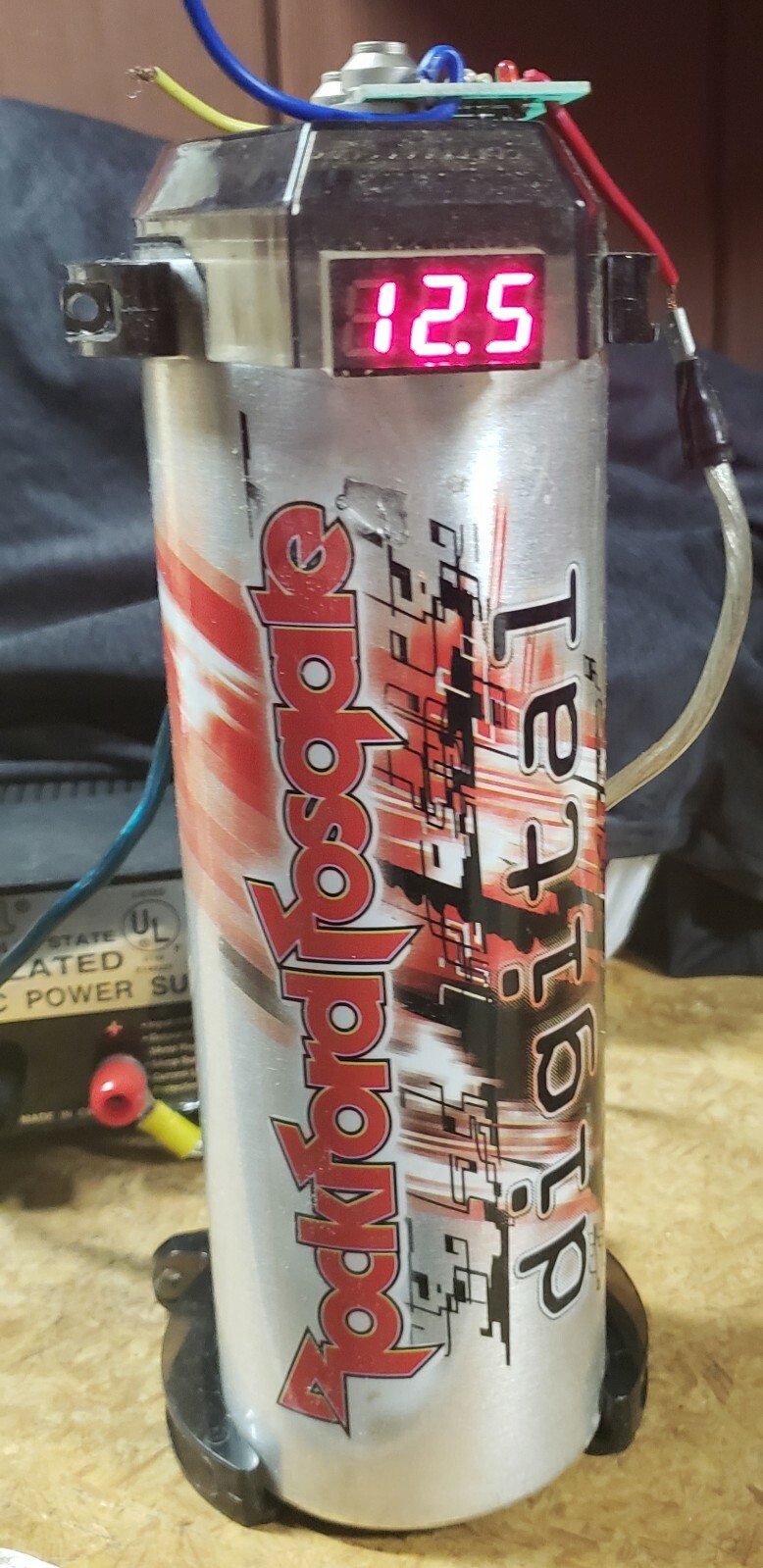 Rockford Fosgate Capacitor (1 Farad) Model CPCD10-03