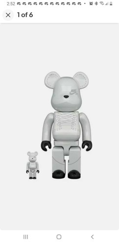 MEDICOM TOY - BE@RBRICK NIKE SB 2020 WHITE セット MEDICOM TOY BE@RBRICK NIKE SB 2020 White 400% & 100