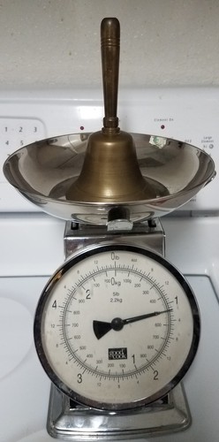 BUT IT NOW! VINTAGE STYLE HEAVY  SOLID BRASS BELL 6 1/2