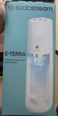 SodaStream E-TERRA Automatic Sparkling Water Maker - White BRAND NEW