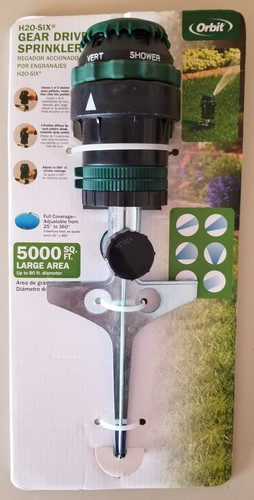 Siltech シルテック Sphinz Project 19 オランダ製 Orbit H2O-SIX Lawn Sprinkler Adjustable 25°-360° 80