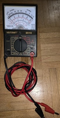 ANALOGER MULTIMETER VOLTCRAFT 2010 MESSGERÄT TESTER ANALOG