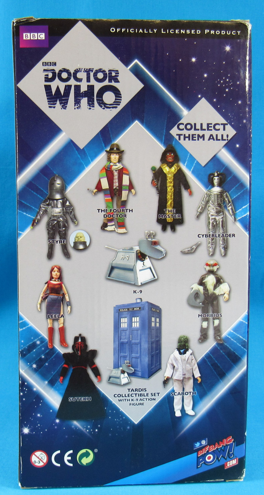 Bif Bang Pow! BBC Doctor Who Tardis Collectible Set 4th Doctor COMPLETE W/ BOX
