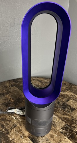 Dyson AM04 hot＋cool Dyson AM04 Hot + Cool Fan Heater, silver and blue for sale
