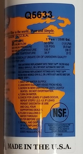 Omnipure Q5633 Replacement Filter Cartridge