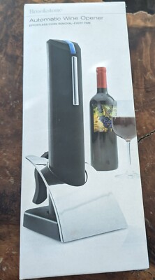 Brookstone Automatic Wireless Wine Opener With Stand