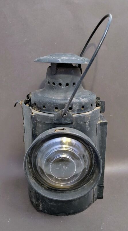 Vintage Peter Gray Boston And Maine Railroad Signal Lamp Lantern 1911