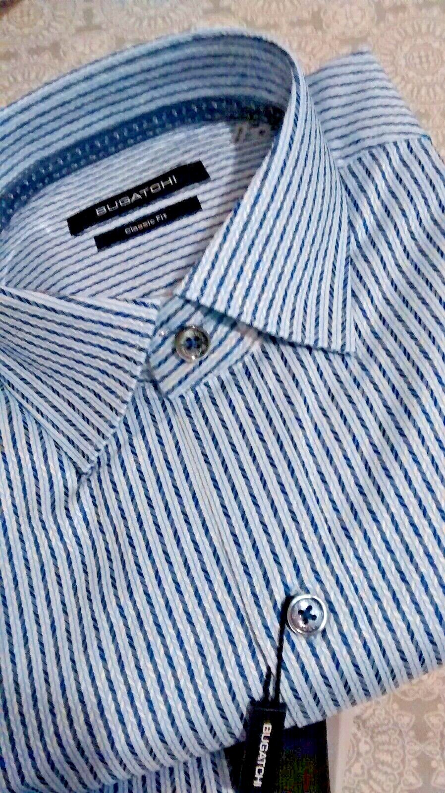 NWT Bugatchi men's L long sleeve button down shirt Jacq