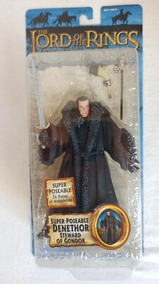 Herr der Ringe - Toy Biz - 6 Inch: Denethor Steward of Gondor - blue box - vhtf