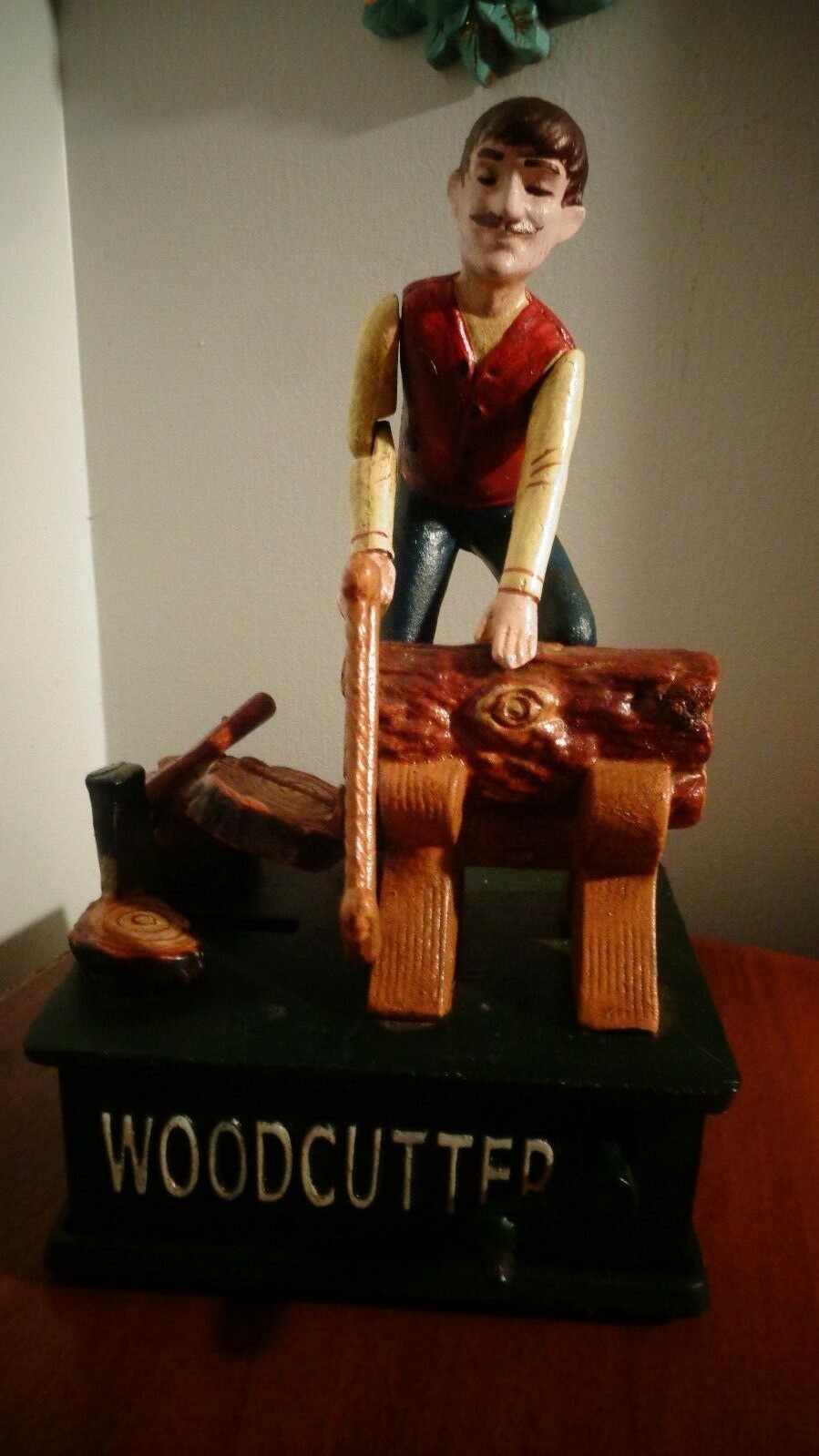 Vintage Cast Iron Mechanical Bank Toy