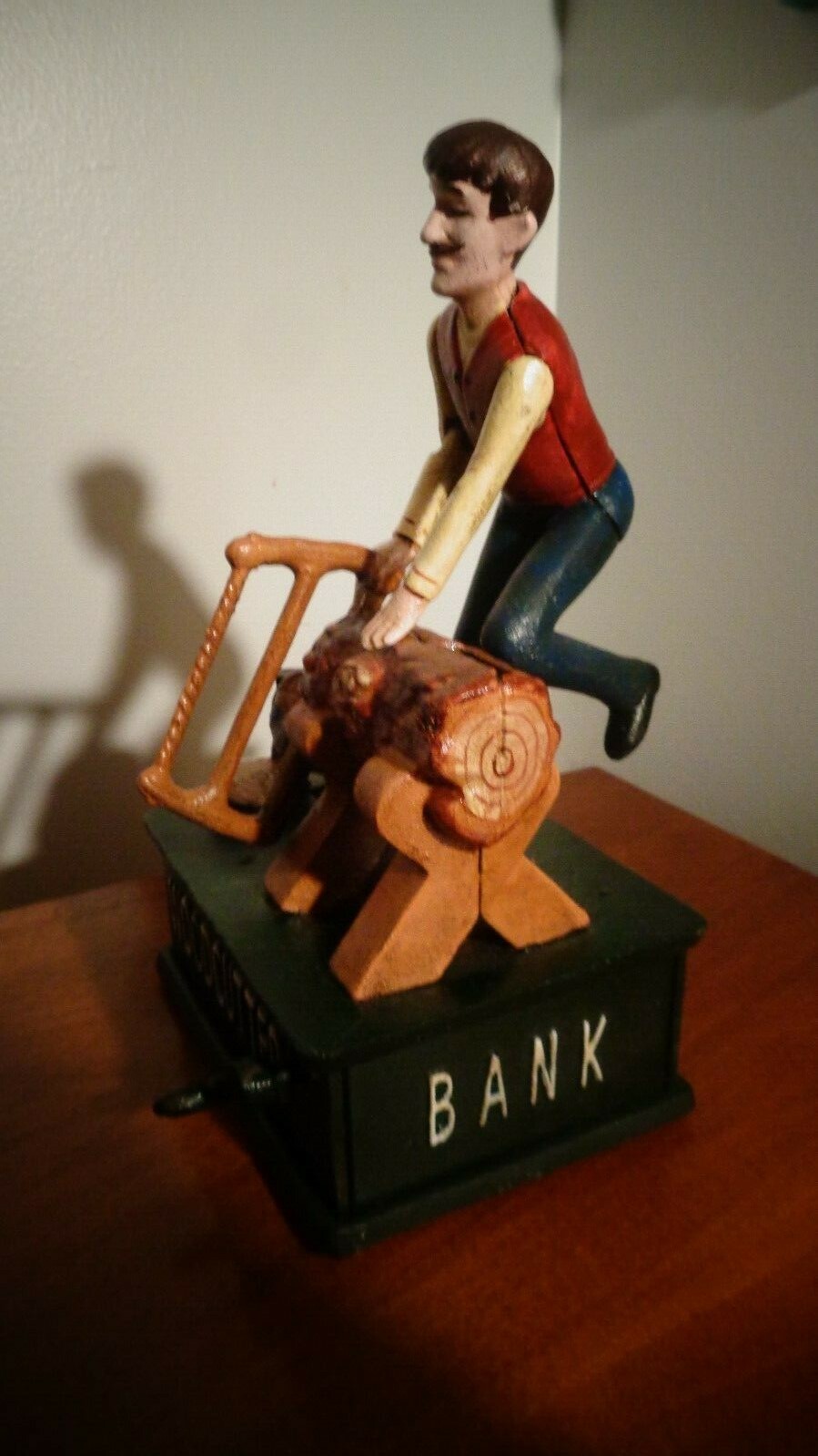 Vintage Cast Iron Mechanical Bank Toy