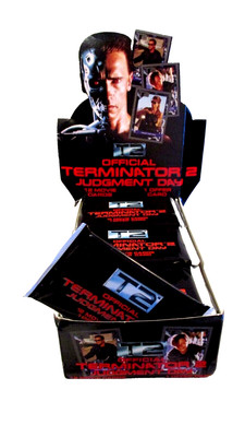 T2 Official Terminator 2 Judgement Day 1 Sealed Trading card Pack of 12 Cards