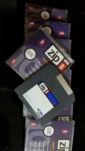 8 iomega Zip Drive 100 MB Disk, New