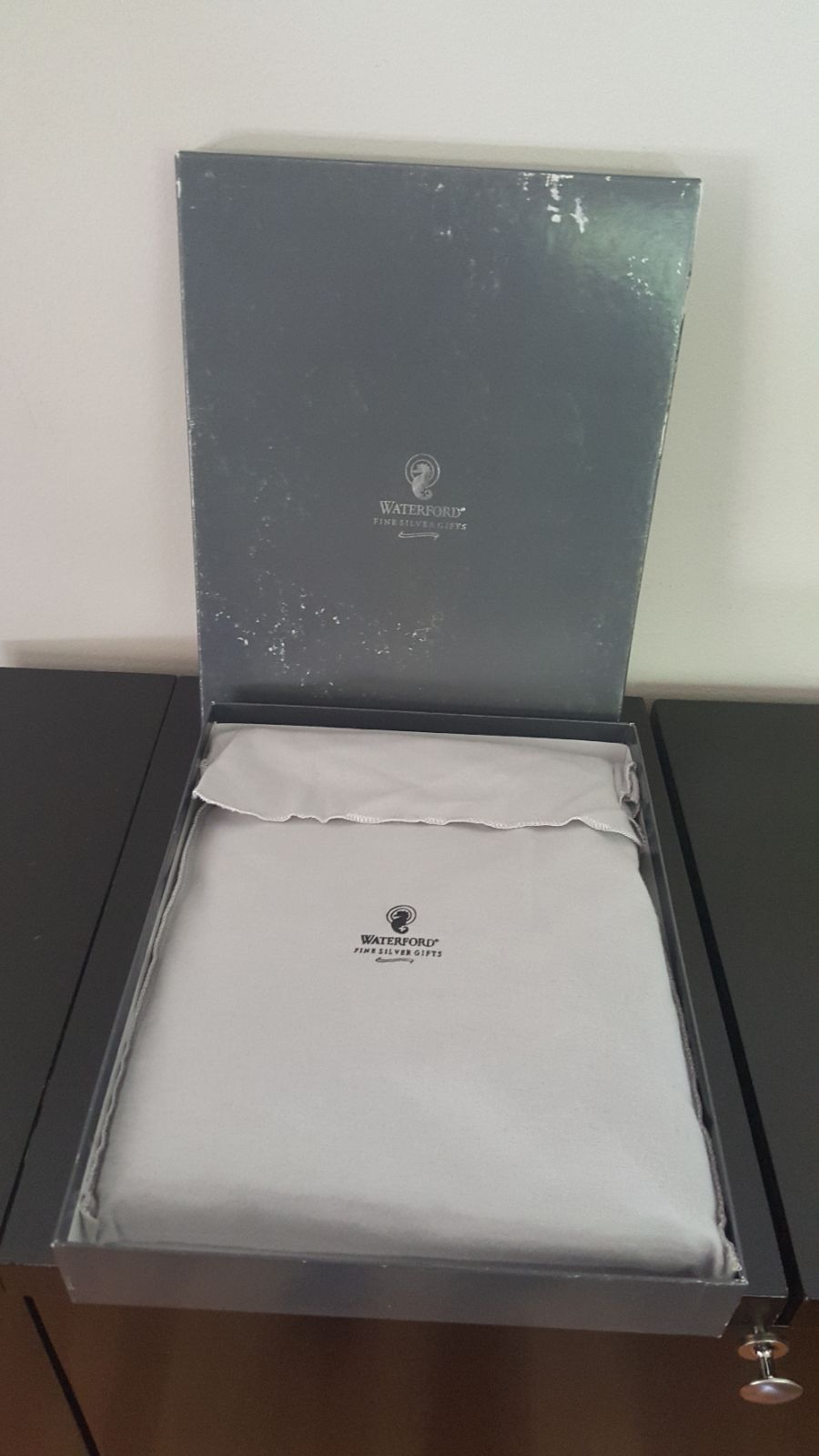 Waterford Powerscourt Silver 5x7 Frame w/box and bag