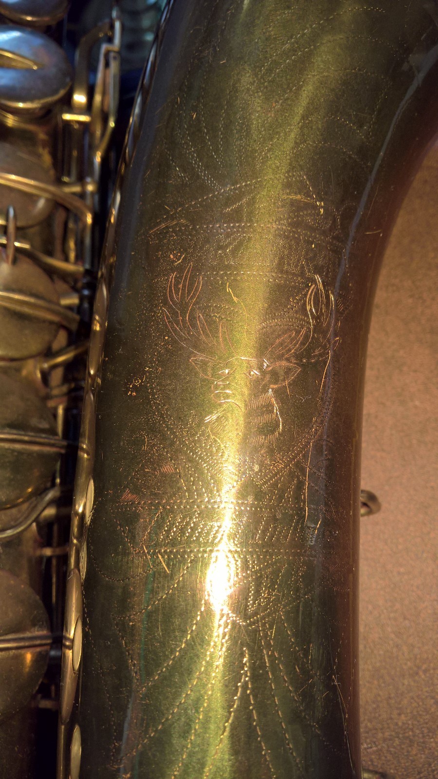 Tenor Saxophone Vintage Brass*****ELKHART INDIANA*****