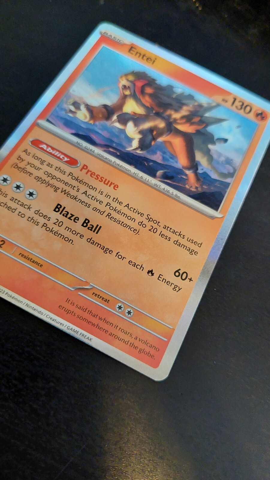 Entei (30/197) Holographic Pokemon Card | eBay