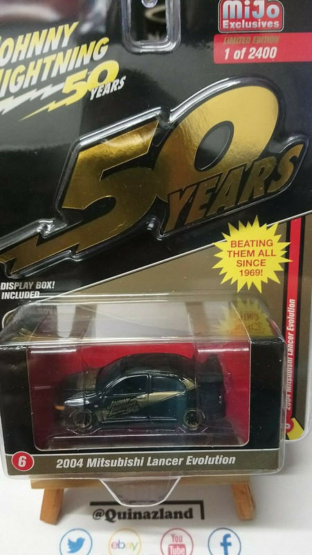 Johnny Lightning 50 Years 2004 Mitsubishi Lancer Evolution Limited NÂ°6 (Ng50)