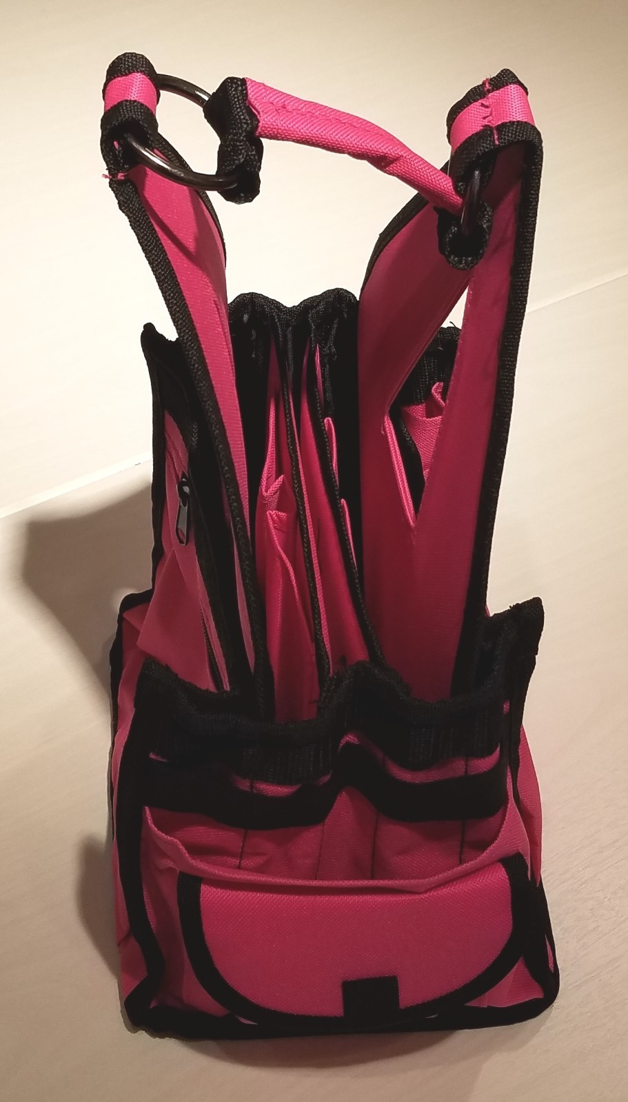 Bluefig Crafters Tote - Pink, 20 Pockets, 9