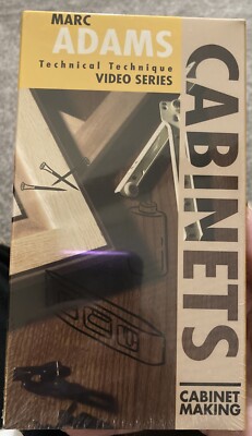 Marc Adams Technical Technique Video Series  Cabinets  Cabinet Making NEW VHS