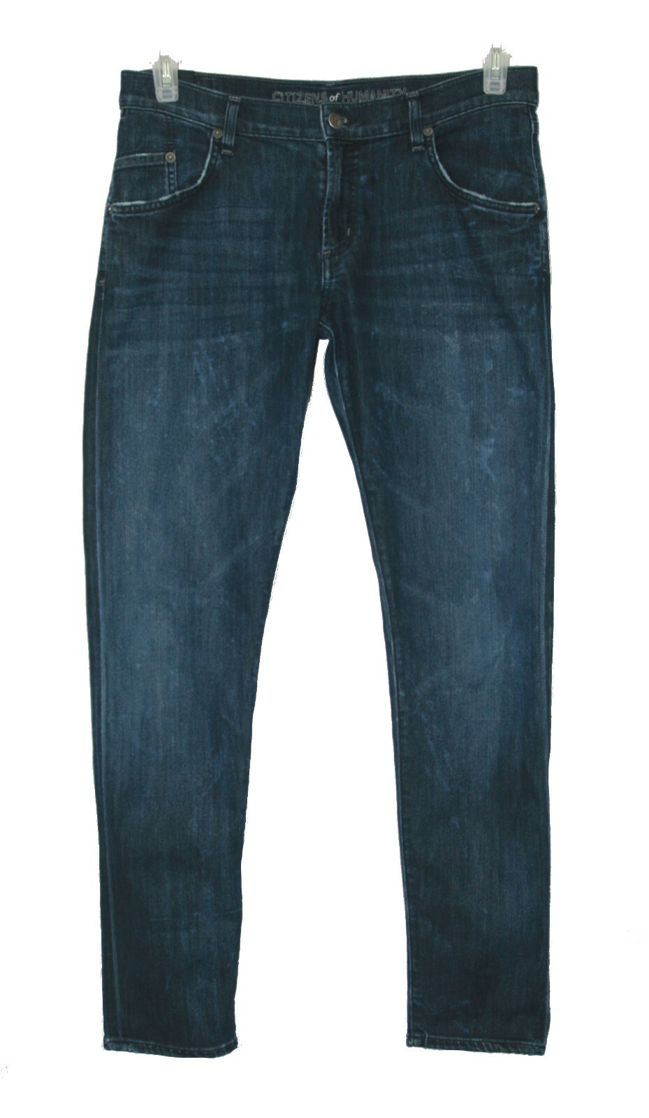 Citizens of Humanity Distressed Dark Wash Lennox Straight