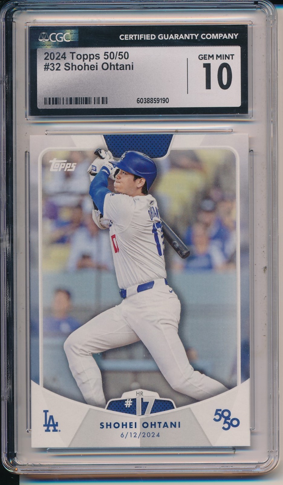 大谷翔平 2024 TOPPS BIG LEAGUE GEM MINT 10 Shohei Ohtani 2024 Topps Big League To the Moon #TM45 (CGC