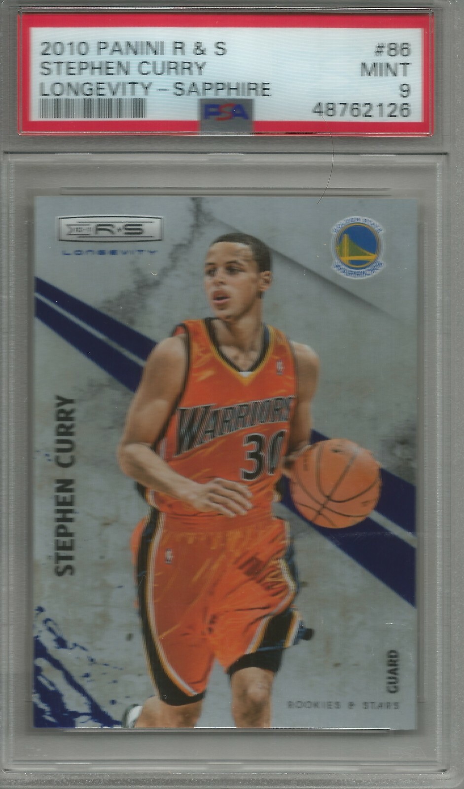 Stephen Curry 10/11 Panini Rookies & Stars Longevity