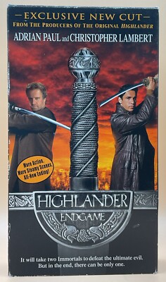 Highlander: Endgame VHS 2001 **Buy 2 Get 1 Free**