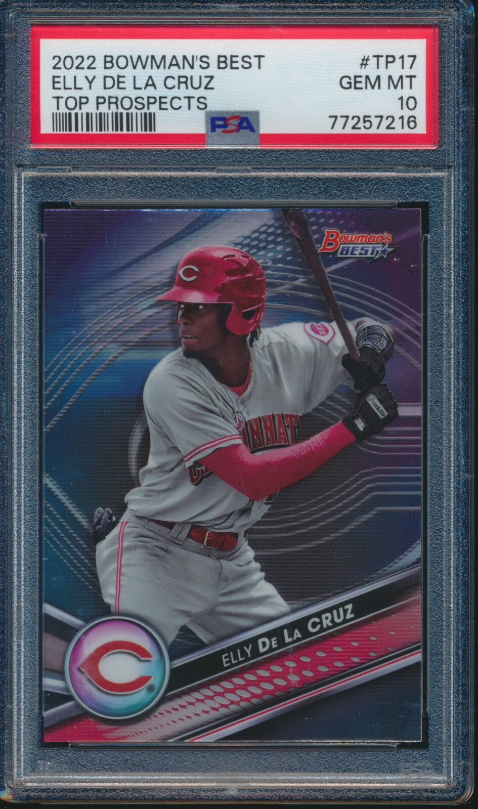スポーツ選手 ELLY DE LA CRUZ_2022 Bowman's Best PSA 10 ELLY DE LA CRUZ 2022 Bowman's Best Top Prospects REDS