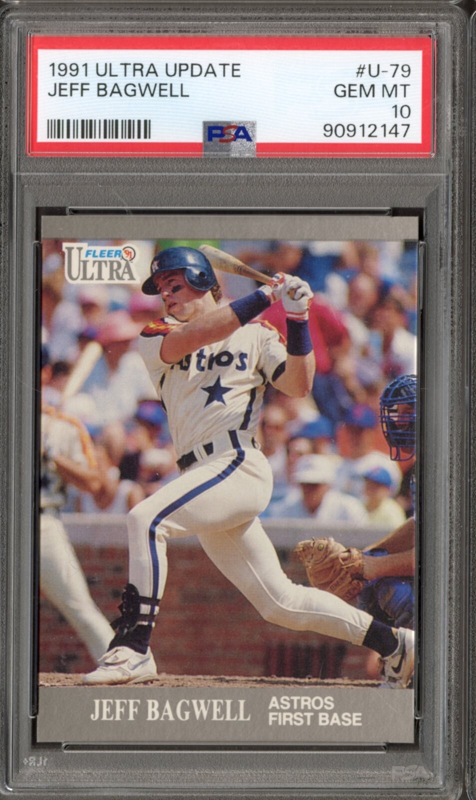 その他 1991 ULTRA UPDATE JEFF BAGWELL BGS GEM 1991 Ultra Update Jeff Bagwell #U-79 PSA 10 GEM MINT RC